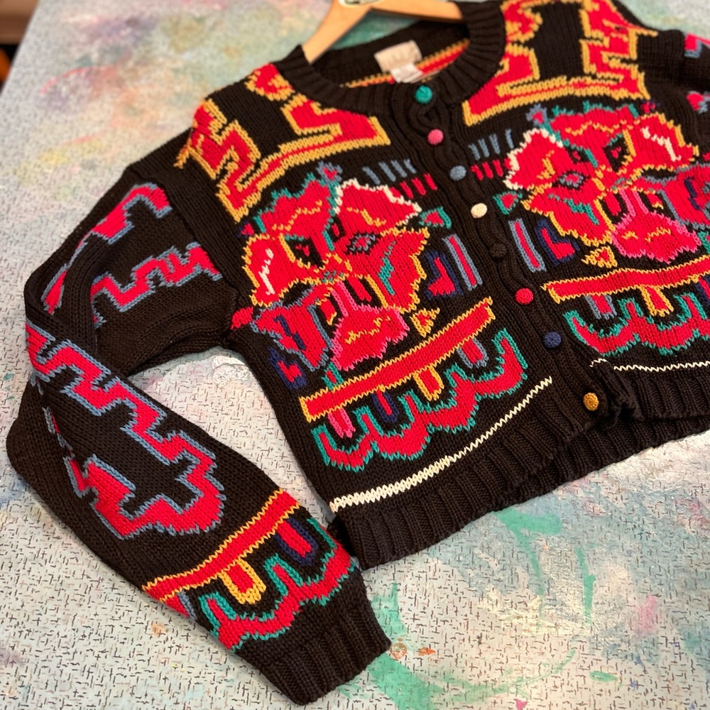 AWESOME 90s Cropped Sweater - Picture 2 of 12